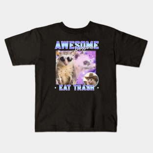 Awesome Possum Eat Trash Kids T-Shirt